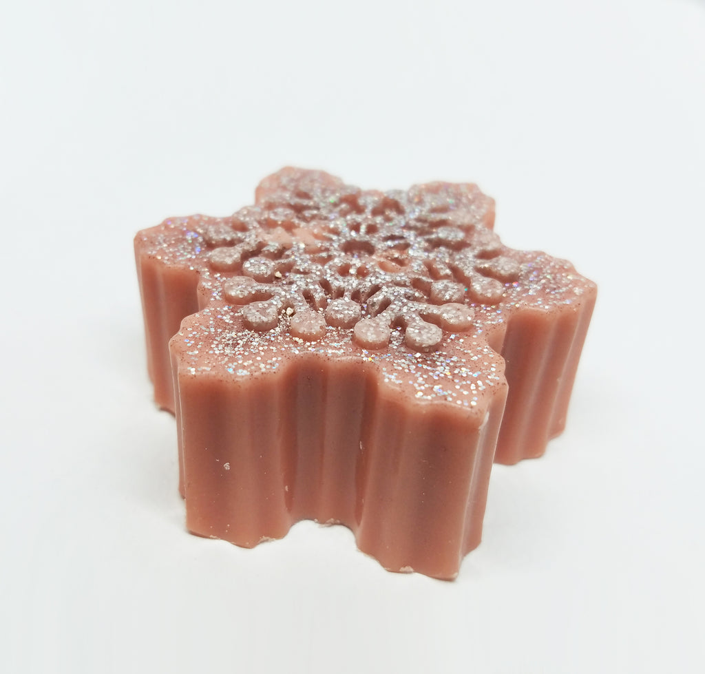 Cranberry Vanilla Snowflake Soap