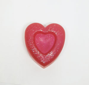 Strawberry Cream Heart Soap